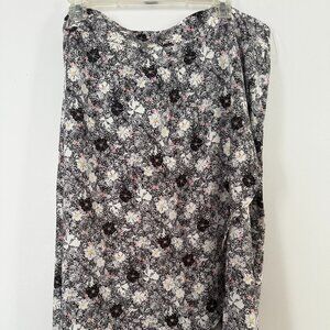 Floral LOFT Skirt with matching belt